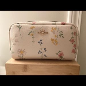 Coach Boxy Cosmetic Case Spaced Wildflower